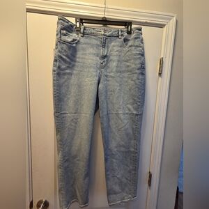 American Eagle Outfitters Light Wash Straight Leg Jeans